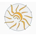 Sun Wallart - Tranh Treo Tường Hình Mặt Trời - Thumbnail 4