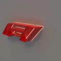 Kệ Sách Treo Tường Hình Logo Formula 1 - Thumbnail 5