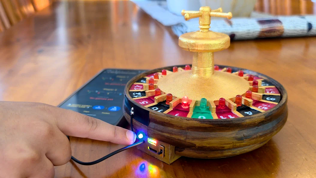 Tự làm Bàn xoay Roulette LED | Dự án ESP32 C3 - Image 2