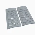 Khe Thông Gió 3D Cho Mũ Bảo Hiểm Din Djarin - Nâng Cấp Black Series - Thumbnail 4