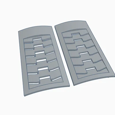 Khe Thông Gió 3D Cho Mũ Bảo Hiểm Din Djarin - Nâng Cấp Black Series