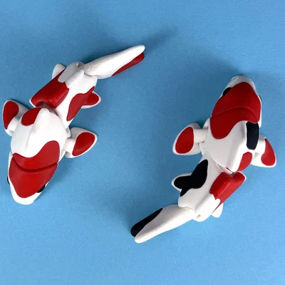Cá Koi Khớp Nối (Articulated Koi) + Hồ cảnh mini