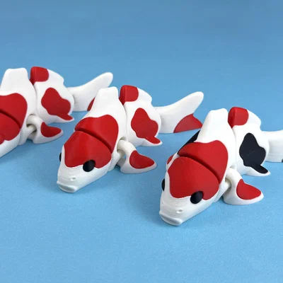 Cá Koi Khớp Nối (Articulated Koi) + Hồ cảnh mini