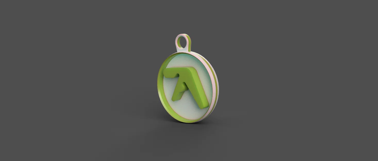 Mặt dây chuyền biểu tượng Aphex Twin (Syro) - File in 3D độc lạ - Image 2
