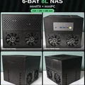Thùng máy NAS 6 khay 8L siêu nhỏ gọn (Mini-ITX / Mini PC + FlexATX) - Thumbnail 1