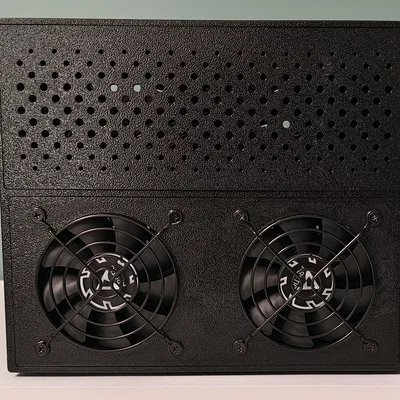 Thùng máy NAS 6 khay 8L siêu nhỏ gọn (Mini-ITX / Mini PC + FlexATX)