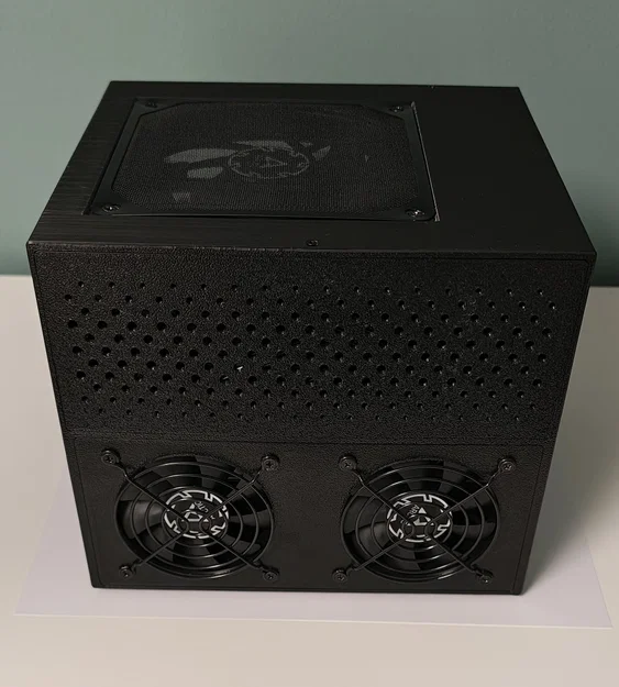 Thùng máy NAS 6 khay 8L siêu nhỏ gọn (Mini-ITX / Mini PC + FlexATX) - Image 6