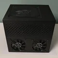 Thùng máy NAS 6 khay 8L siêu nhỏ gọn (Mini-ITX / Mini PC + FlexATX) - Thumbnail 6