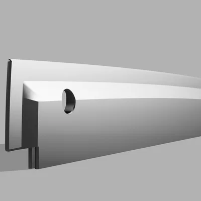 Chi tiết linh kiện cửa sổ ô tô (car window part v2) in 3D chất lượng