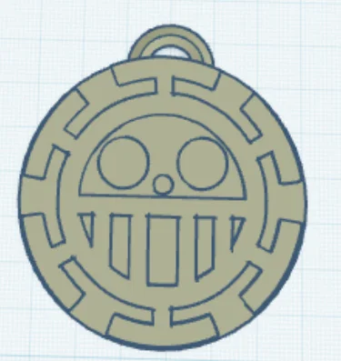Móc khóa Trafalgar Law 3D - Phụ kiện độc đáo cho fan One Piece - Image 1