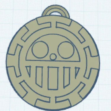 Móc khóa Trafalgar Law 3D - Phụ kiện độc đáo cho fan One Piece