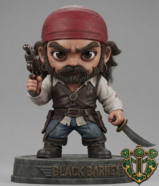 Mô hình Chibi Black Barney (Lấy cảm hứng từ Buck Rogers) - Image 2