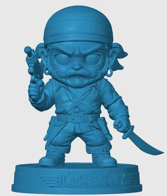 Mô hình Chibi Black Barney (Lấy cảm hứng từ Buck Rogers) - Image 3