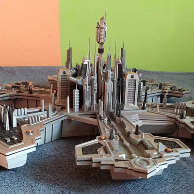 Mô hình thành phố Atlantis từ series Stargate Atlantis