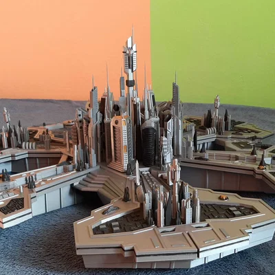 Mô hình thành phố Atlantis từ series Stargate Atlantis
