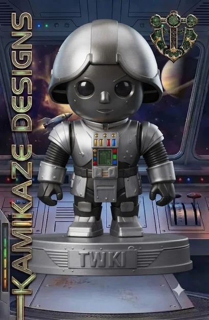 Mô hình Twiki chibi lấy cảm hứng từ Buck Rogers - Image 1