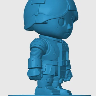 Mô hình Twiki chibi lấy cảm hứng từ Buck Rogers