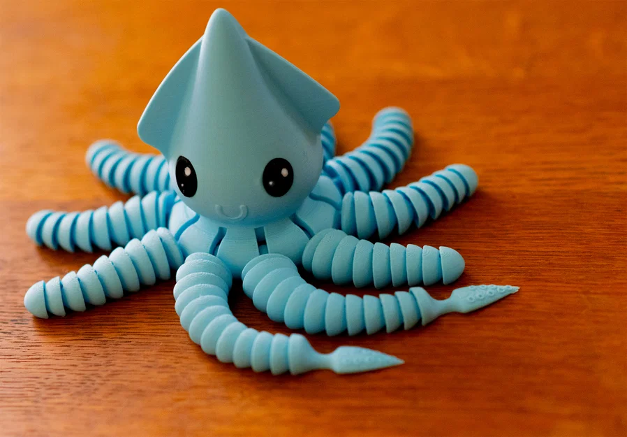 Squiddy - Chú mực có khớp nối - Image 1