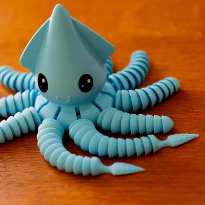 Squiddy - Chú mực có khớp nối