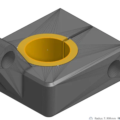 Ngàm kẹp 3D cho Seco Mini Prism chuẩn ren 5/8 inch x 11