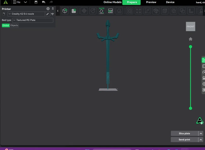 Mô hình thanh kiếm Fantasy (Sword) - Thiết kế 3D sắc nét độc đáo - Image 1