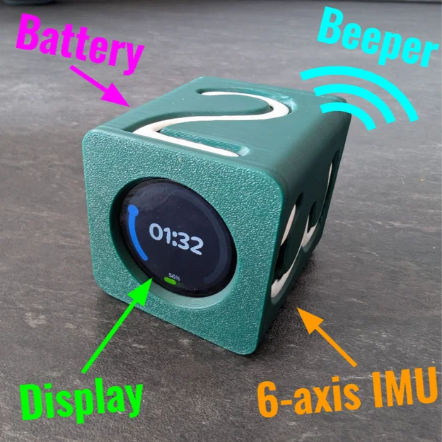 Timer cube - Đồng hồ đếm ngược đa năng tự chế - Image 1