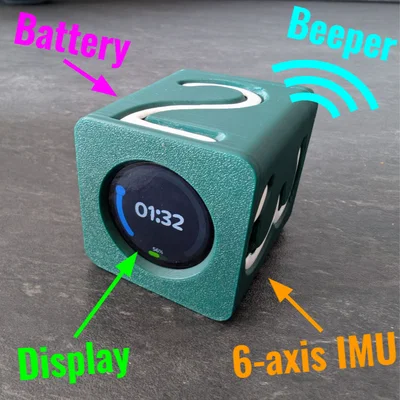 Timer cube - Đồng hồ đếm ngược đa năng tự chế