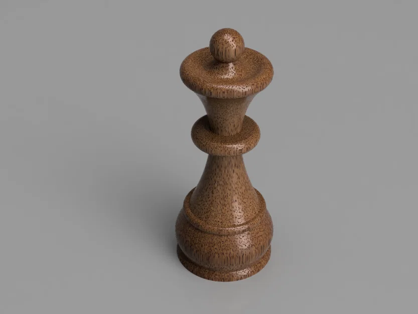 Mô hình quân Hậu Queen v2 - 2026 in 3D sắc nét - Image 1
