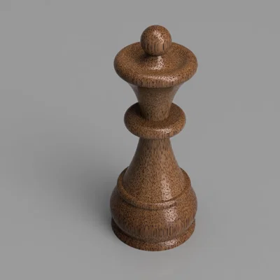 Mô hình quân Hậu Queen v2 - 2026 in 3D sắc nét