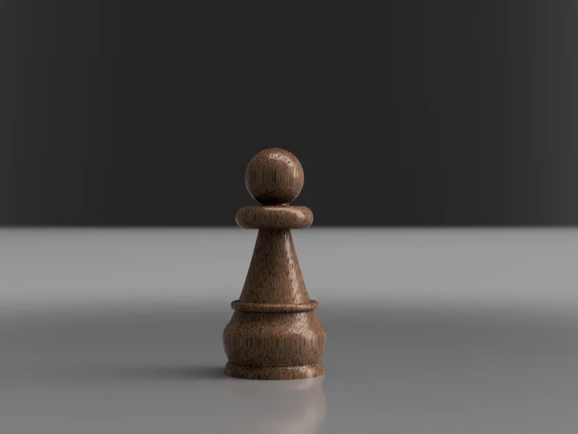 Mô hình quân tốt cờ vua Peasant v3 - 2026 (Thiết kế in 3D) - Image 1