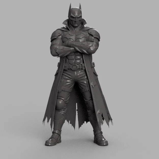 Mô hình Tactical Dark Knight với áo khoác Trench Coat - Image 1