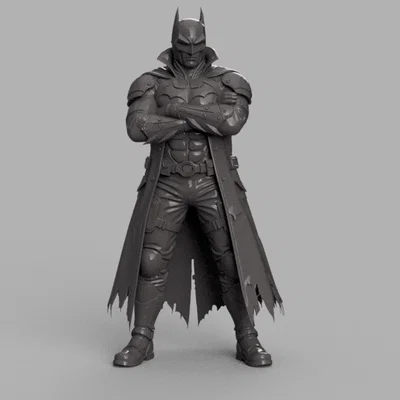 Mô hình Tactical Dark Knight với áo khoác Trench Coat