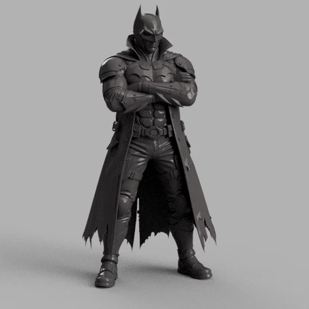 Mô hình Tactical Dark Knight với áo khoác Trench Coat - Image 2