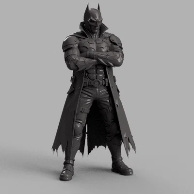 Mô hình Tactical Dark Knight với áo khoác Trench Coat