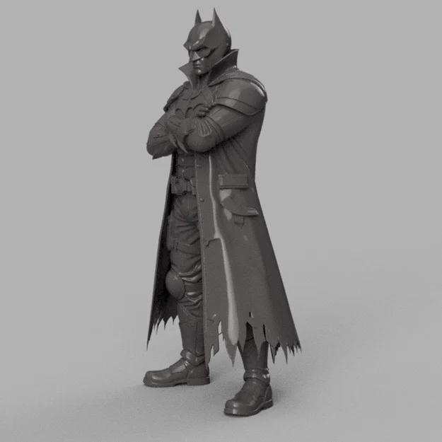 Mô hình Tactical Dark Knight với áo khoác Trench Coat - Image 3