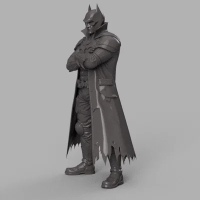 Mô hình Tactical Dark Knight với áo khoác Trench Coat