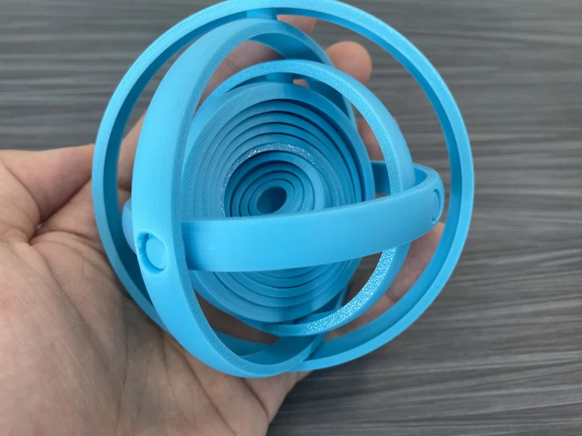 Double Gyroscope Fidget: Đồ chơi xoay xả stress độc đáo - Image 3