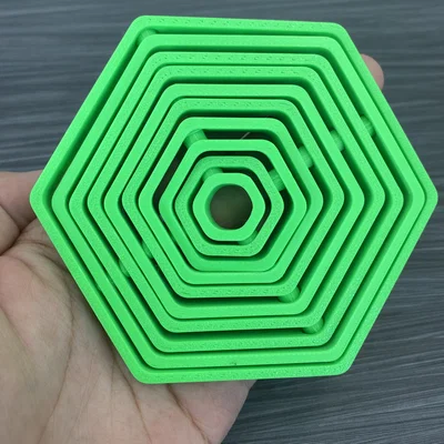HEX Gyroscope Fidget - Món đồ chơi xoay 3D độc đáo dễ in