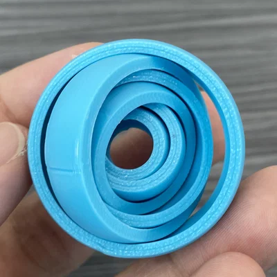 Mini Gyroscope Fidget - Đồ chơi con quay xả stress in 3D nhỏ gọn
