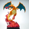 Mô hình Charizard trên ngai lửa - Thumbnail 1