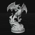 Mô hình Charizard trên ngai lửa - Thumbnail 2