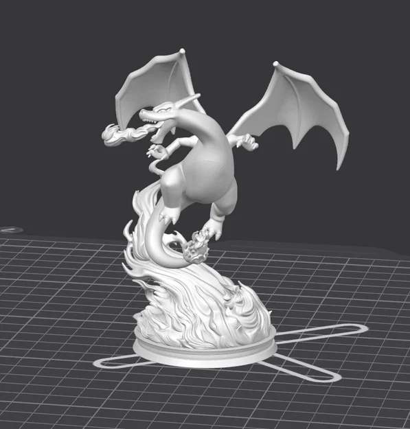 Mô hình Charizard trên ngai lửa - Image 3