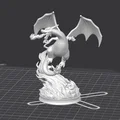 Mô hình Charizard trên ngai lửa - Thumbnail 3
