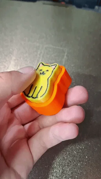 Cute Cat Clicker – Mô hình đồ chơi Fidget in 3D dễ thương - Image 2