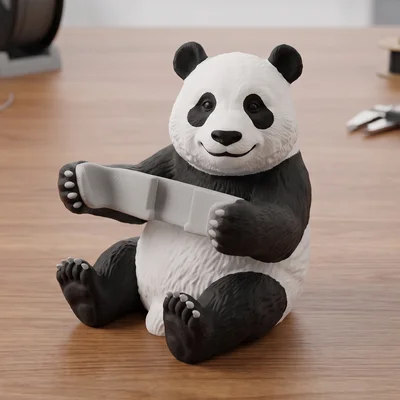 Giá đỡ điện thoại hình gấu Panda dễ thương - Mô hình in 3D đẹp