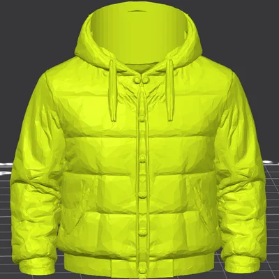 Ống cắm bút mô hình áo khoác phao (Puffer Jacket) 3D độc đáo