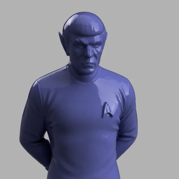 Mô hình tượng Sĩ quan Starfleet người Vulcan - Image 1