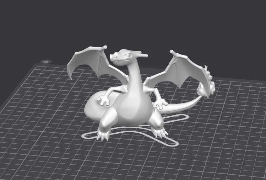 Mô hình Charizard phong cách Art Toy tối giản - Image 1