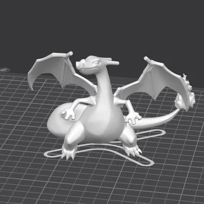 Mô hình Charizard phong cách Art Toy tối giản