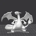 Mô hình Charizard phong cách Art Toy tối giản - Thumbnail 2